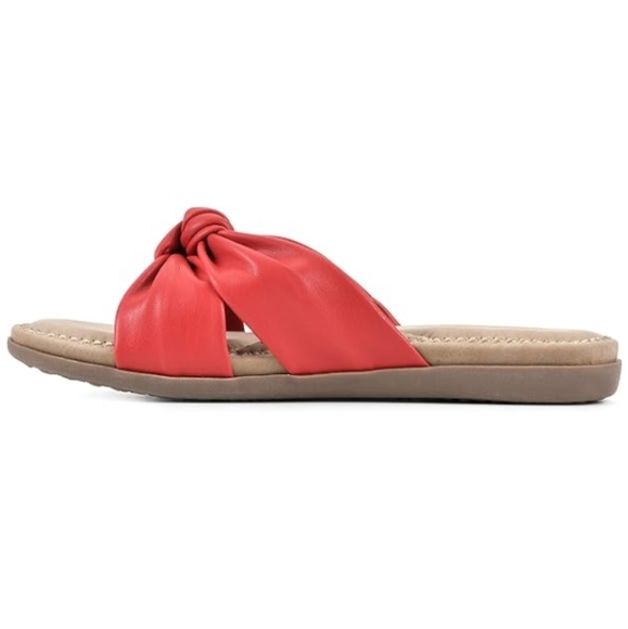Flat Women's Fateful Flip-Flop Sandals Red - Picture 3 of 7